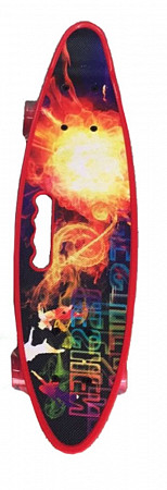 На картинке изображен Penny board (пенни борд) Shantou 2507 red Penny board (пенни борд) Shantou 2507 red