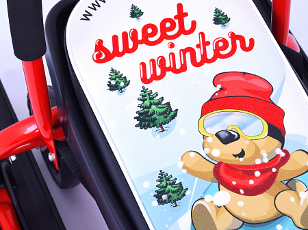 Снегокат Барс Mobile 111 Sweet Winter red