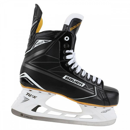На картинке изображен Коньки хоккейные Bauer Supreme S160 SR Коньки хоккейные Bauer Supreme S160 SR