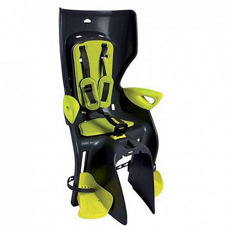 Детское велокресло заднее Bellelli Summer Standard B-fix 01SMSB0027 black/yellow