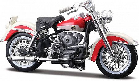 Масштабная модель мотоцикла Maisto 1:24 Harley-Davidson 1958 FLH Duo Glide (35094)