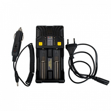 Зарядное устройство Armytek Uni C2 с автомобильным адаптером A02401