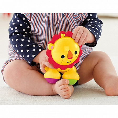 Игрушка Fisher Price Дружелюбные зверята Львенок CGG86 CDC10