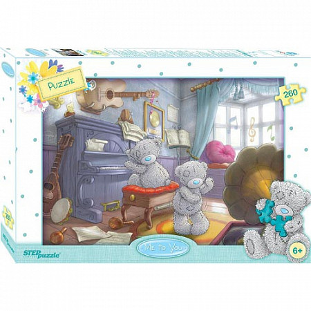 На картинке изображен Пазлы Step Puzzle 260 "Me to You" 95018 Пазлы Step Puzzle 260 "Me to You" 95018