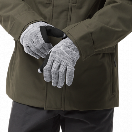 На картинке изображен Перчатки мужские Jack Wolfskin Aquila Glove Men alloy Перчатки мужские Jack Wolfskin Aquila Glove Men alloy
