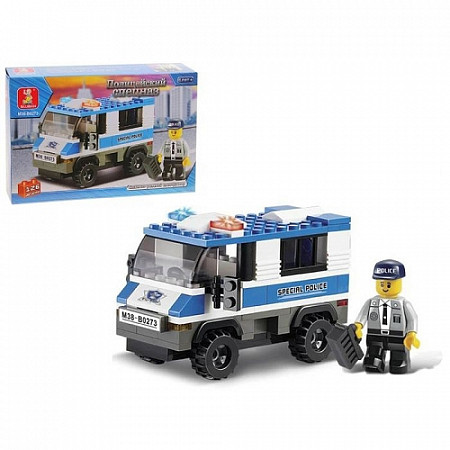 Конструктор Sluban Полицейский спецназ M38-B0273