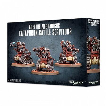 На картинке изображен Фигурки Games Workshop Warhammer: Adeptus Mechanicus Kataphron Battle Servitors Фигурки Games Workshop Warhammer: Adeptus Mechanicus Kataphron Battle Servitors