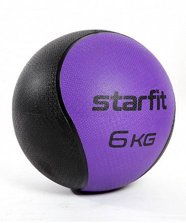 На картинке изображен Медбол Starfit GB-702 высокой плотности 6 кг purple Медбол Starfit GB-702 высокой плотности 6 кг purple
