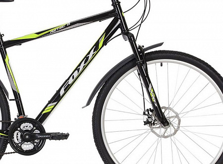 На картинке изображен Велосипед Foxx Aztec D 29" (2019) Black/Green Велосипед Foxx Aztec D 29" (2019) Black/Green