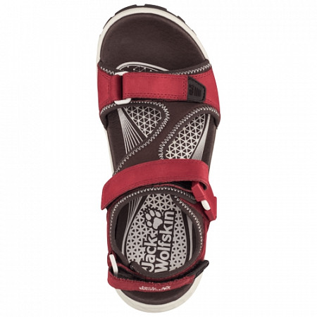 Сандалии женские Jack Wolfskin Rocky Path Lt Sandal W burgundy / dark brown