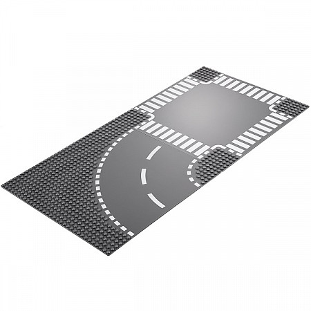 Конструктор LEGO City Поворот и перекрёсток 60237