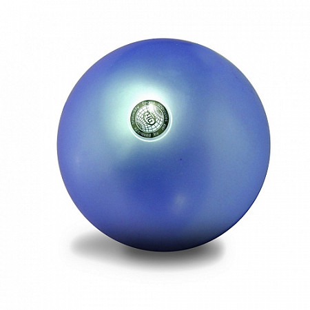 Мяч для художественной гимнастики Indigo d19 400 гр blue