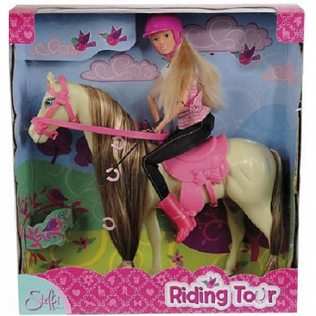Кукла Simba Штеффи на лошади (105730939)