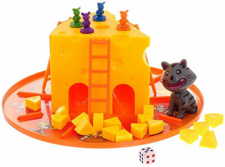Настольная семейная игра Bondibon Кошки-мышки Сырная погоня Ф51238