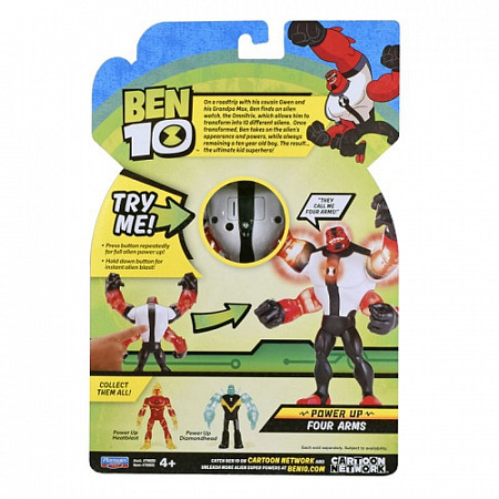 Фигурка Ben10 Фигурка 16 см (свет, звук) , Силач 76603
