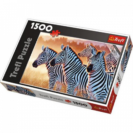 На картинке изображен Пазл Зебры 26129 Пазл Зебры 26129