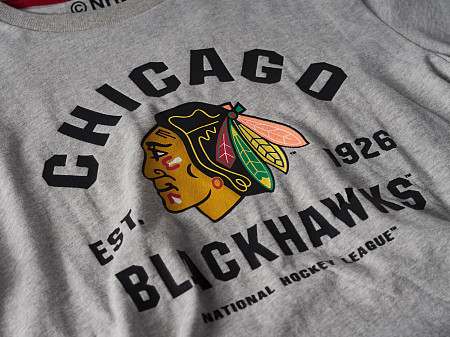 Футболка Atributika&Club NHL Chicago Blackhawks 30620 grey