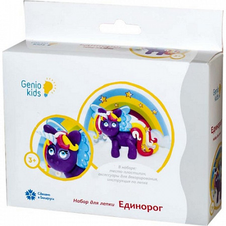 На картинке изображен Набор для лепки Genio Единорог TA1072 Набор для лепки Genio Единорог TA1072