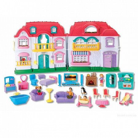 Игровой набор Keenway Home Sweet Home дом с предметами 22002KW