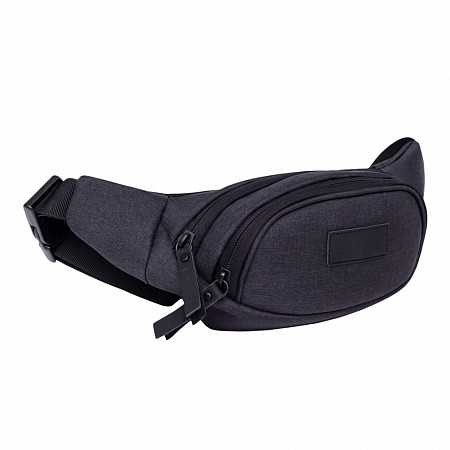 На картинке изображен Поясная сумка GRIZZLY MM-911-31 /1 black Поясная сумка GRIZZLY MM-911-31 /1 black