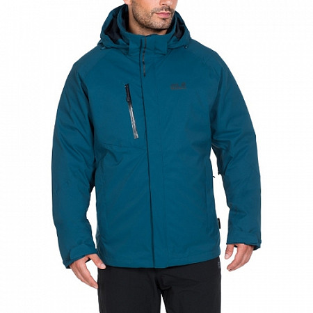 На картинке изображен Куртка Jack Wolfskin Troposphere Df O2+ 3 В 1 turquoise Куртка Jack Wolfskin Troposphere Df O2+ 3 В 1 turquoise