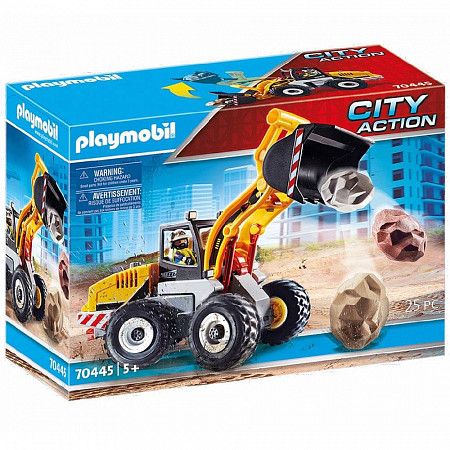 Игровой набор Playmobil Колесный Погрузчик 70445