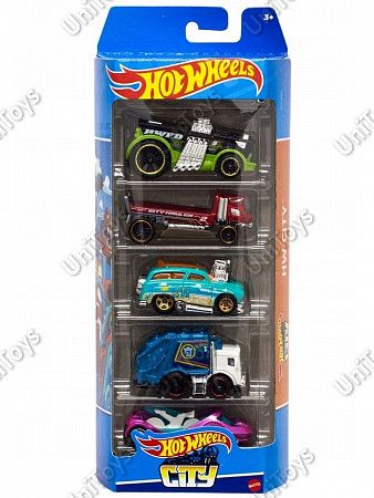 Набор машинок Hot Wheels HW City 5 шт. (1806 HFV89)