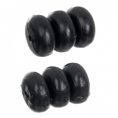 Комплект из 3 резиновых шайб STG YZ-KOR1-1. 2 для защиты рамы от тросов black 200шт Х90095