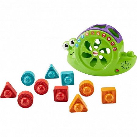 На картинке изображен Сортер Fisher Price Улитка FRB84 Сортер Fisher Price Улитка FRB84