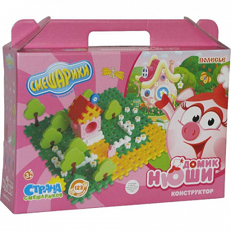 Конструктор Полесье Смешарики Домик Нюши 9257