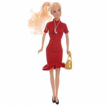 Кукла Defa Lucy Модница с сумочкой 8365 red