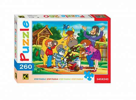 Пазлы Step Puzzle 260 Простоквашино 74010