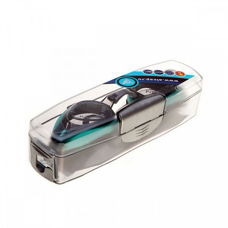 Очки для плавания Alpha Caprice AD-G3500 silver/turquoise/black