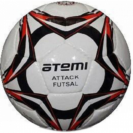 Мяч футзальный Atemi Attack Futsal PU 4р White/red