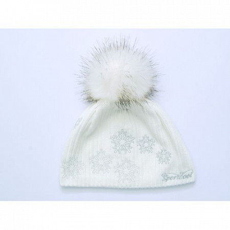 На картинке изображен Шапка женская SportCool 145/1 White Шапка женская SportCool 145/1 White