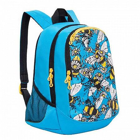 Рюкзак школьный GRIZZLY RD-843-2 /1 light blue