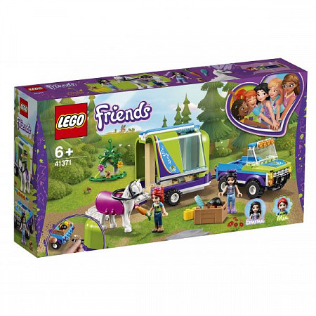 На картинке изображен Конструктор LEGO Friends Трейлер для лошадки Мии 41371 Конструктор LEGO Friends Трейлер для лошадки Мии 41371