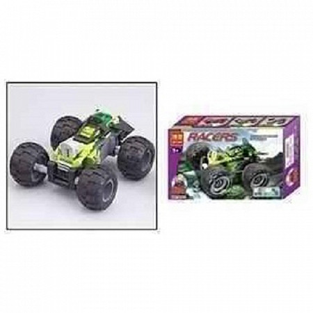 Конструктор Bela 9001-9006 Monster truck green