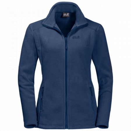 На картинке изображен Джемпер женский Jack Wolfskin Midnight Moon Women porcelain blue Джемпер женский Jack Wolfskin Midnight Moon Women porcelain blue
