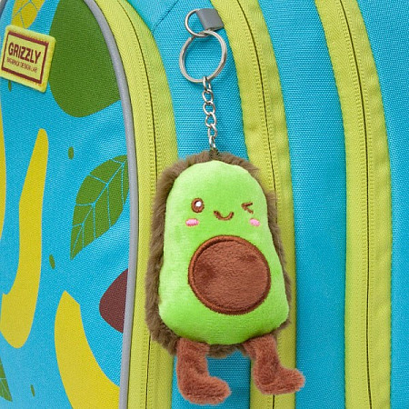 Рюкзак школьный GRIZZLY RG-168-1 /2 light blue