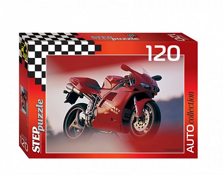 Мозаика Step Puzzle Золотая серия -10 120 Машины 75010