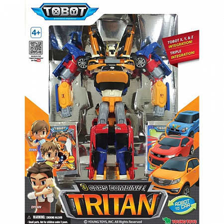 На картинке изображен Фигурка Tobot ТРИТАН 301006 Фигурка Tobot ТРИТАН 301006
