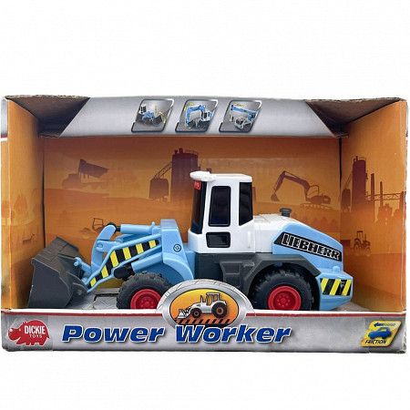 Игрушка Dickie Toys Строительная техника Погрузчик 14 см (203414782) white/blue