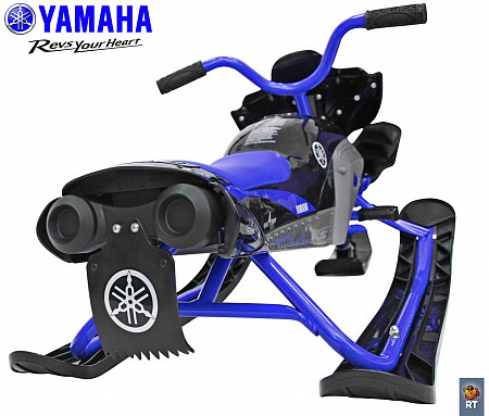 Снегокат Yamaha Apex Snow Bike Titanium black/blue