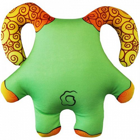 Мягкая игрушка Мнушки Баран зеленый Аи02жив16