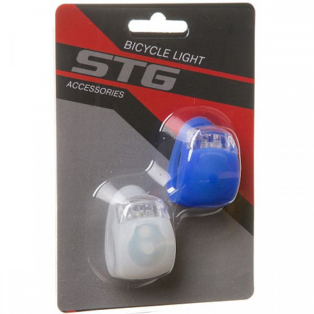 Набор силиконовых фонарей STG BC-RL8001 blue/white Х95126