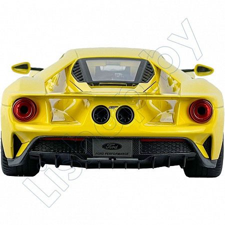 Масштабная модель автомобиля Maisto 1:18 Ford GT 2017 (31384) yellow