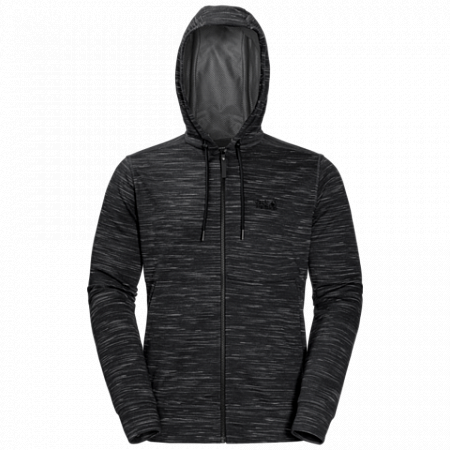 Джемпер мужский Jack Wolfskin Oceanside Hooded Jkt Men black