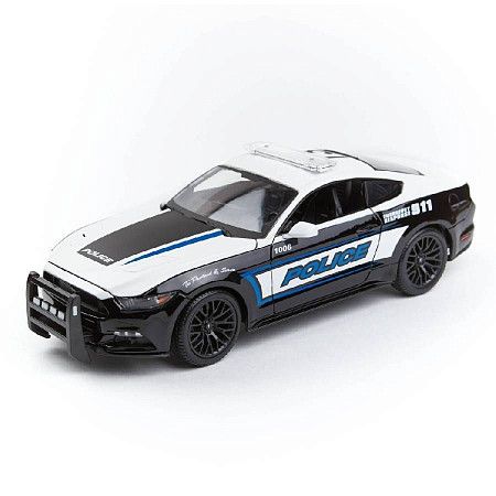 Машинка Maisto 1:18 2015 Ford Mustang GT (31397) black/white