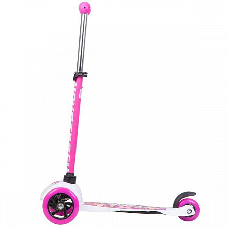 Самокат-кикборд Novatrack Disco-kids White/Pink 120H.DISCOKIDS.WPN8